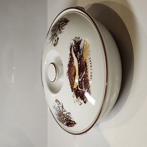 Vintage Royal worcester old English game 1978s Casserole dish with lid